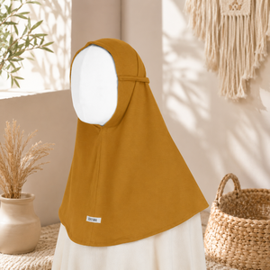 Hijab Golden Bergo cómodo para niñas, con tela transpirable de algodón de bambú y un suave estiramiento. - Product Image 4