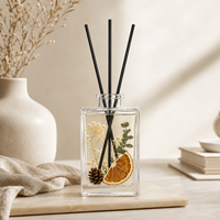 Diffuseur de parfum à bâtonnets ENO en marque blanche, logo personnalisé, parfum d'ambiance longue durée, huile parfumée en bouteille de verre, fabricant OEM ODM