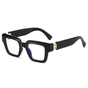 HS2235 Monture en <span class=keywords><strong>verre</strong></span> unisexe de qualité supérieure, design squelette, verres aquamarine, anti-lumière bleue pour jeunes - Product Image 6