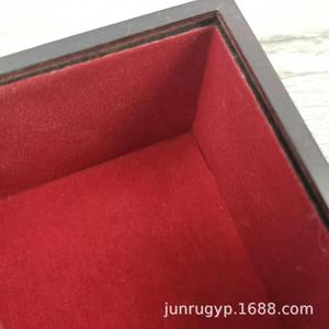กล่องของขวัญถั่งเช่า กล่องไม้สีดำใส่โกจิเบอร์รี่ กล่องบรรจุภัณฑ์อาหารทรงสี่เหลี่ยมทำมือ รับสั่งทำได้ - Product Image 4