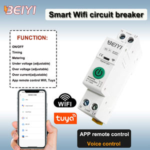 <span class=keywords><strong>Disjoncteur</strong></span> intelligent Tuya 1P 63A 220V Wifi MCB avec contrôle mobile, minuterie, 6ka, protection contre les surtensions, les sous-tensions et les surintensités - Product Image 1