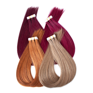Extensiones de Cabello con Cinta Adhesiva, 100% Cabello Humano Virgen, Doble Trama, Remy, Cutícula Alineada, de Origen Indio - Product Image 1