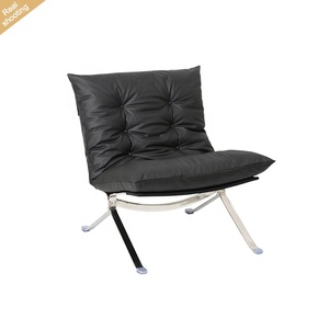 Chaise <span class=keywords><strong>design</strong></span> moderne haut de gamme chaises confortables en cuir PU chaise longue de salon pour la maison Villa hôtel - Product Image 2