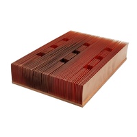 Radiateur en aluminium à ailettes en cuivre haute densité pour le refroidissement des amplificateurs