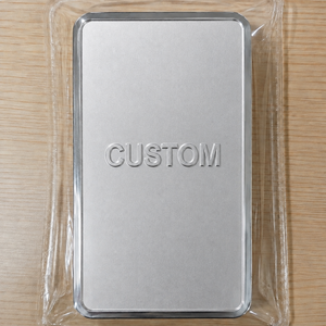 Barre de lion en métal non magnétique de 10 Troy oz en gros, artisanat métallique souvenir pour cadeau - Product Image 1