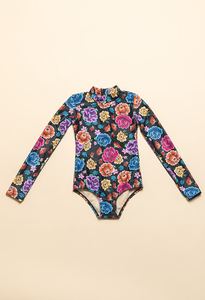 <span class=keywords><strong>Maillot</strong></span> <span class=keywords><strong>de</strong></span> <span class=keywords><strong>bain</strong></span> une <span class=keywords><strong>pièce</strong></span>, à motif <span class=keywords><strong>Orange</strong></span>, Fruits frais, manches longues, fermeture éclair, pour bébés filles, nouvelle collection - Product Image 3