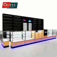 Muebles de Exhibición para Hookahs con Diseño de Venta Directa de Fábrica, Iluminación LED para Tiendas de Tabaco, Dispensarios y Exhibición de Productos