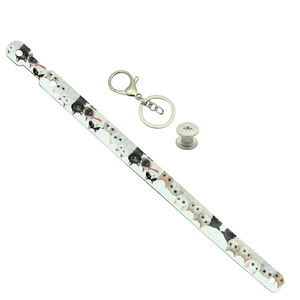 سلسلة مفاتيح جلدية بسعر المصنع, سلسلة مفاتيح جلدية فارغة قابلة للتسامي مزودة بحبل ربط حول المعصم - Product Image 4