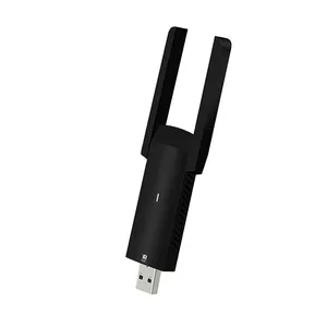 Wi-Fi 6 USB 3.0 1800Mbps Adapter không dây ax1800 Card mạng Lan Wifi Dongle băng tần kép 2.4G/5Ghz cho máy tính xách tay/PC Windows 7/10/11