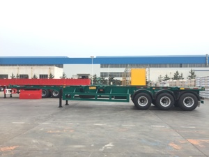 Chasis de Contenedor de Transporte CIMC de 20 pies y 40 pies, Remolque Esquelético, Camión Remolque Esquelético - Product Image 2
