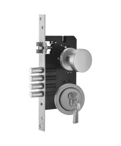 頑丈な両面ステンレス鋼ハンドルロック、ほぞ穴式ドアハンドル、ドアロック - Product Image 4