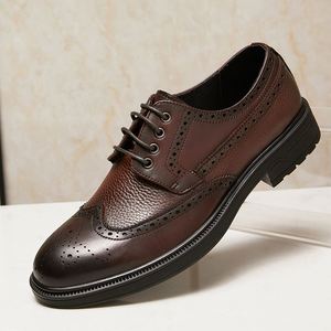 Zapatos de Vestir de Primera Calidad para Hombre, Diseño de Lujo, Punta Cuadrada, Transpirables, con Cordones, para Oficina y Trabajo - Product Image 5