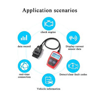 Escáner de Vehículos OBD2 MS309, Instrumento de Diagnóstico Automático Multilingüe con Herramienta de Lectura de Códigos para Diagnóstico de Automóviles