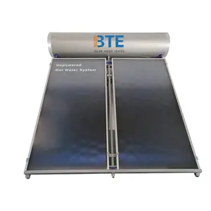 Económica inclinação telhado solar água gêiser alta pressão solar gêiser, sola painel aquecedor de água 500l