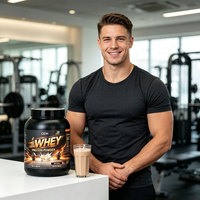 Isolat de protéines de lactosérum en poudre, haute teneur en protéines, absorption rapide, récupération musculaire, complément alimentaire pour la musculation, enfants, adolescents, logo personnalisé OEM