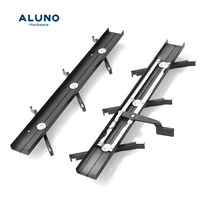 Cadre ALUNO Jalousie Low Cost 102mm Naco Aluminium Alloy Glass Window Louvre Frames