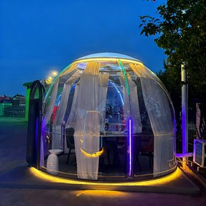 Mới Hiện Đại Kết Cấu Thép 2.8M Trong Suốt Lều Cho Khách Sạn Biệt Thự Công Viên Ngoài Trời Phục Vụ Ánh Nắng Mặt Trời Phòng Dễ Dàng Cài Đặt - Product Image 5