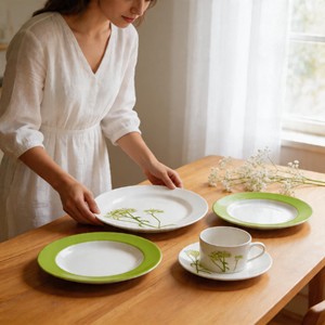 Vajillas de Porcelana China de Buena Calidad y Económicas - Platos Ecológicos Libres de BPA Aptos para Horno - Product Image 6