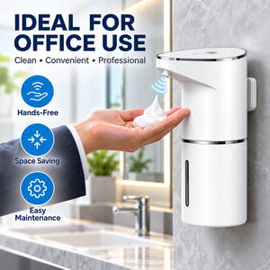 Dispensador de Jabón Recargable Sin Contacto, Dispensador Automático de Espuma para Lavado de Manos con Salida Ajustable para Baño y Cocina - Product Image 1