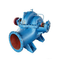 Pompe à eau électrique à haut débit en fonte, à haute pression, avec carter à volutes séparées, pompe à double aspiration