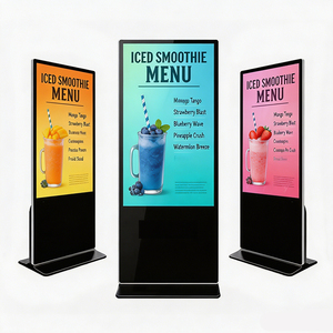 Lecteur publicitaire tactile LCD 43 pouces pour <span class=keywords><strong>Windows</strong></span> et Android, kiosque sur pied, signalisation numérique pour magasin de détail/centre commercial - Product Image 1
