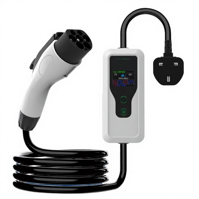 OEM ODM 16A 32A 3.5KW 7KW GBT Portable EV Charger Type 1 Type 2 With EU UK AU Plugs for Tesla and Home Electric Vehicle