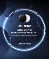 Mini traductor de idiomas AI magnético inteligente Voz AI Automáticamente Traductor de idiomas en línea sin conexión Traductores cara a cara