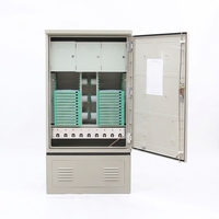 Armoire de distribution de fibres optiques 96/144/288/576 fibres SMC/Acier inoxydable, Armoire de connectivité optique FTTH