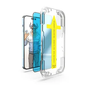 Protector de pantalla de vidrio templado para teléfono móvil iphone, Protector de pantalla de vidrio templado con estampado 3D 9H de cerámica para iphone 7 8 10 X XR 12 pro max 13 14