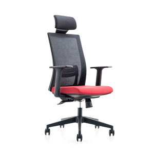 Luxury Modern High Back Executive Office Chair with Ergonomic Adjustable Height & Headrest Swivel Mesh Fabric for Office Use - Product Image 1