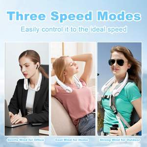 Nouveau ventilateur silencieux mini, rechargeable par USB, sans pales, portable, pour le sport, à main, extérieur, domestique, à suspendre au cou - Product Image 4
