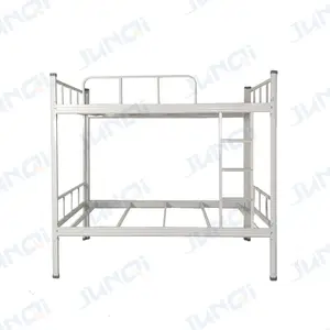 Junqi supplier steel double twin over full size detachable layer adult heavy duty school home metal bunk bed frame