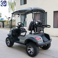 Voiture de golf de luxe CAMP, voiturette de golf à essence, 2 places, mini club car avec batterie au lithium