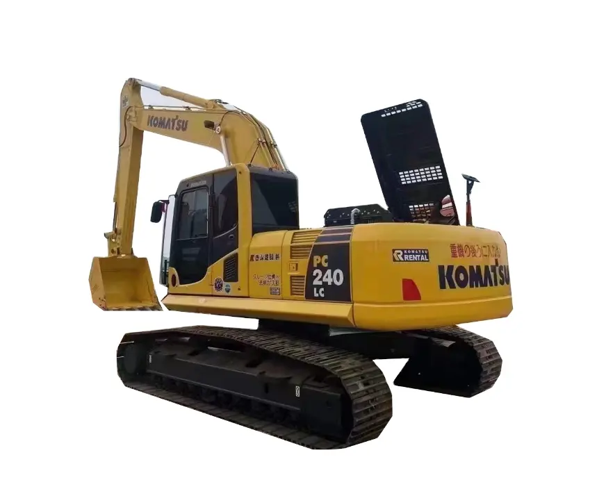 Ban đầu KOMATSU pc240 máy xúc Nhật Bản sử dụng bánh xích máy xúc khô tạo tác KOMATSU PC 210 240 300 450 220 200