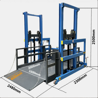 Plateforme de chargement hydraulique mobile, rampe de chargement/déchargement portable pour chariot élévateur, plateforme de chargement pour le chargement de camions et de conteneurs