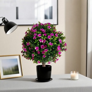 Ensemble de plantes artificielles <span class=keywords><strong>en</strong></span> <span class=keywords><strong>pot</strong></span> de <span class=keywords><strong>lilas</strong></span> lestées MSH, fleurs artificielles <span class=keywords><strong>en</strong></span> pleine floraison - Product Image 1