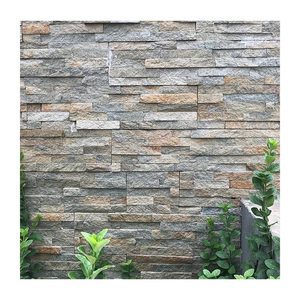 Thiết kế hiện đại ngoài trời trang trí tự nhiên gỉ <span class=keywords><strong>Slate</strong></span> gạch xói mòn kháng văn hóa đá Veneer biệt thự bên ngoài bức tường chia - Product Image 6