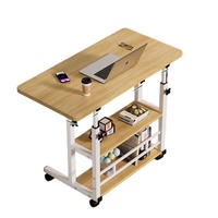 Bureau debout convertible en métal réglable en hauteur, pliable, pour ordinateur, étude, table pour ordinateur portable, pour lit