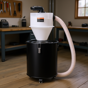 Aspirateur industriel Vevor Cyclone 13 gallons 1 CV avec entrée de 4 pouces pour usage en atelier - Product Image 2