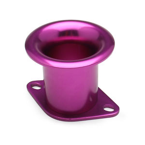 Entonnoir de klaxon d'air de <span class=keywords><strong>voiture</strong></span> en aluminium rouge pour Toyota Corolla AE86 GTS Velocity V-stacks Airbox Intake V Stack Add Horse Power 1 pièce - Product Image 4