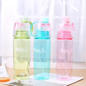 منتج جديد الرياضة في الهواء الطلق ضغط زجاجة مياه الشرب البلاستيكية