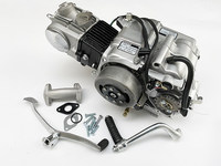 Moteur monocylindre 100 cm³ 4 temps refroidi par air, démarrage au kick, allumage CDI, kit moteur complet neuf prêt à l'emploi