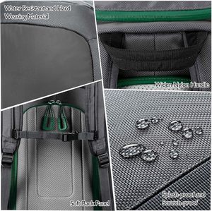 Free sample Waterproof Snow Gear Backpack Skiing and Snowboarding Travel Luggage for <b>Air</b> Travel Skating Ski <b>Boot</b> Bag - Product Image 5