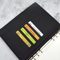 Journal intime à feuilles mobiles en PU tout-en-un avec logo personnalisé Clé USB A5 Chargement sans fil Powerbank Notebook