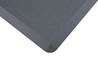 Tapis de sol anti-fatigue moderne et confortable en PU pour chaise de bureau et cuisine, personnalisé, antidérapant, rembourré et lavable pour animaux de compagnie