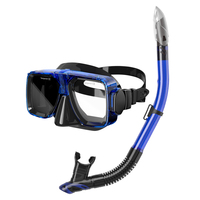 Masque de plongée à double lentille anti-UV en PC, protection anti-ondes, tube respiratoire sec, vente chaude en Europe et aux États-Unis