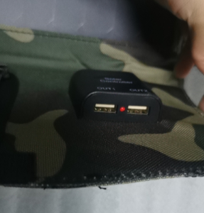 Подгонянная Водонепроницаемая 30 Вт камуфляжная цветная портативная складная солнечная панель солнечное зарядное устройство с 2 портами USB для зарядки - Product Image 4