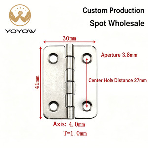 41*30 <b>Antique</b> Bronze Satin Nickel Mini Butt Hinge Small Size For Jewelry Box Picture <b>Frame</b> Wooden Case Cabinet - Product Image 2