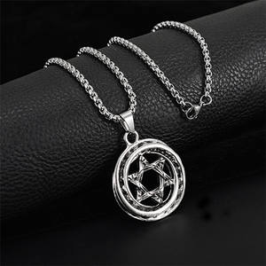 Collier hiphop avec pendentif en acier inoxydable, nouvelle collection de bijoux populaires - Product Image 5