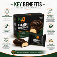 Barre chocolatée à la créatine en gros, complément alimentaire pour la force musculaire, fabrication OEM